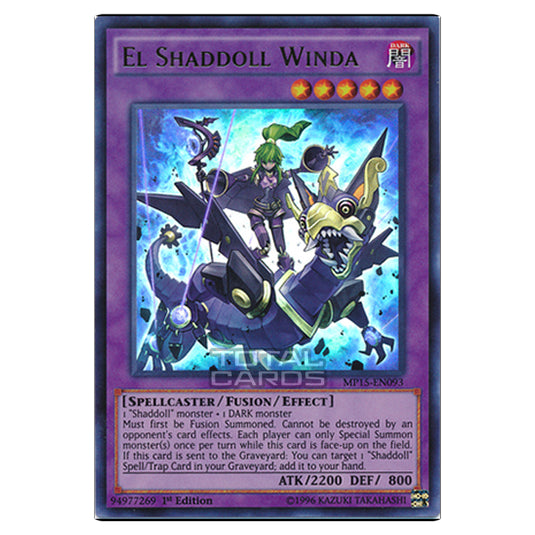 Yu-Gi-Oh! - 2015 Mega-Tin Mega Pack - El Shaddoll Winda (Ultra Rare) MP15-EN093