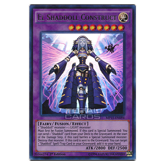 Yu-Gi-Oh! - 2015 Mega-Tin Mega Pack - El Shaddoll Construct (Ultra Rare) MP15-EN094