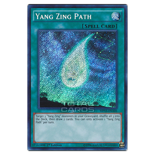 Yu-Gi-Oh! - 2015 Mega-Tin Mega Pack - Yang Zing Path (Secret Rare) MP15-EN105