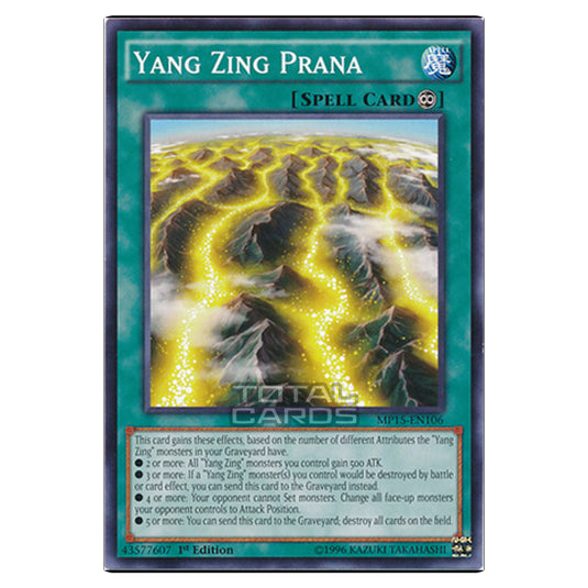 Yu-Gi-Oh! - 2015 Mega-Tin Mega Pack - Yang Zing Prana (Common) MP15-EN106