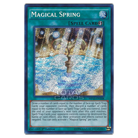 Yu-Gi-Oh! - 2015 Mega-Tin Mega Pack - Magical Spring (Secret Rare) MP15-EN108