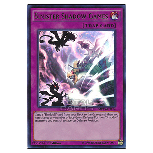 Yu-Gi-Oh! - 2015 Mega-Tin Mega Pack - Sinister Shadow Games (Ultra Rare) MP15-EN114