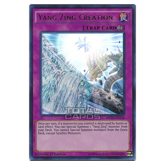 Yu-Gi-Oh! - 2015 Mega-Tin Mega Pack - Yang Zing Creation (Ultra Rare) MP15-EN116