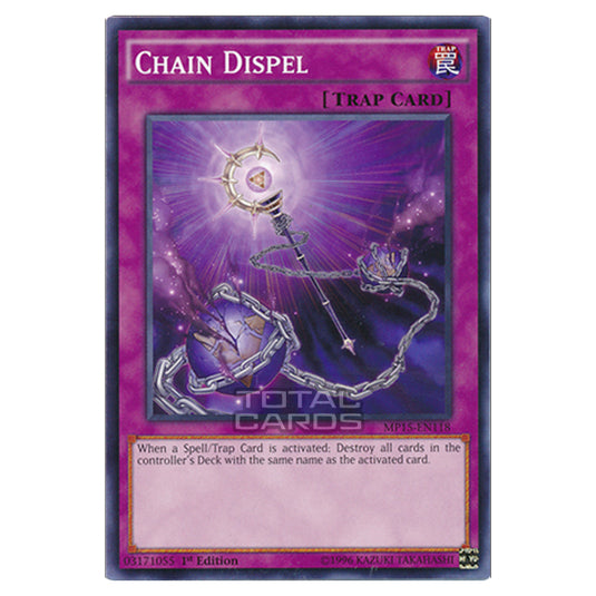 Yu-Gi-Oh! - 2015 Mega-Tin Mega Pack - Chain Dispel (Common) MP15-EN118