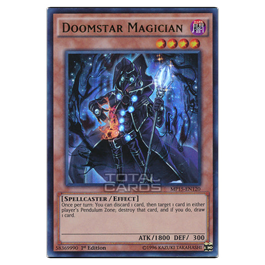 Yu-Gi-Oh! - 2015 Mega-Tin Mega Pack - Doomstar Magician (Ultra Rare) MP15-EN120