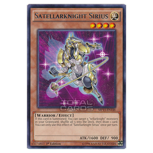 Yu-Gi-Oh! - 2015 Mega-Tin Mega Pack - Satellarknight Sirius (Rare) MP15-EN146