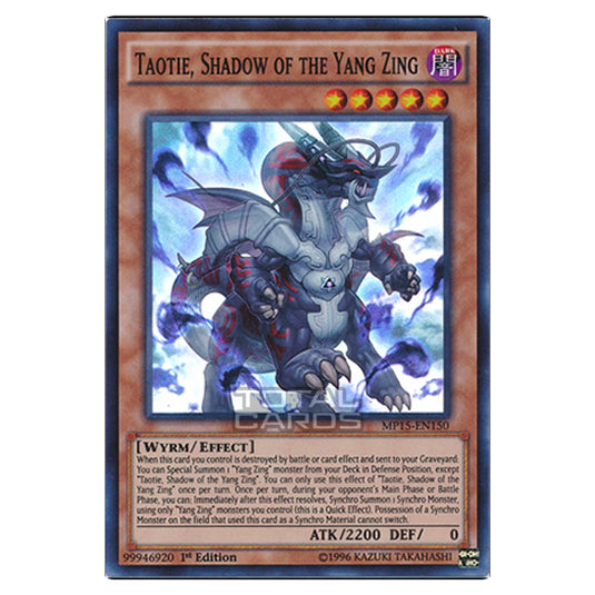 Yu-Gi-Oh! - 2015 Mega-Tin Mega Pack - Taotie, Shadow of the Yang Zing (Super Rare) MP15-EN150