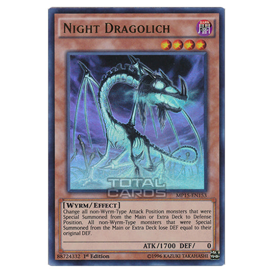 Yu-Gi-Oh! - 2015 Mega-Tin Mega Pack - Night Dragolich (Ultra Rare) MP15-EN153