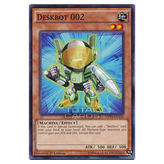 Yu-Gi-Oh! - 2015 Mega-Tin Mega Pack - Deskbot 002 (Common) MP15-EN156