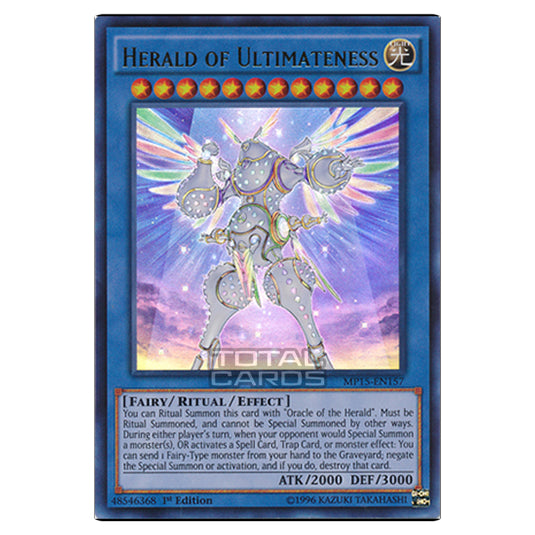 Yu-Gi-Oh! - 2015 Mega-Tin Mega Pack - Herald of Ultimateness (Ultra Rare) MP15-EN157