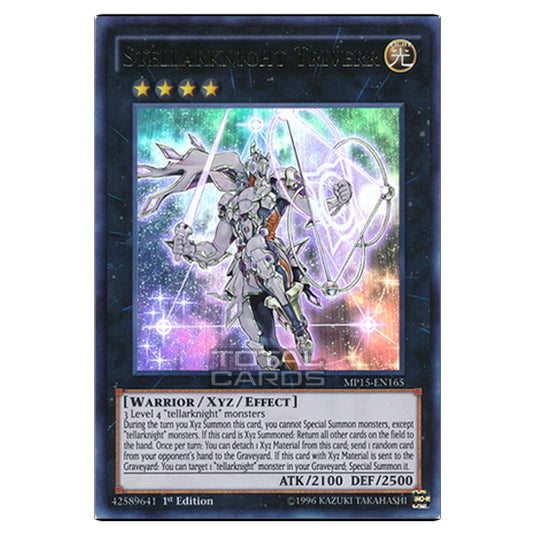 Yu-Gi-Oh! - 2015 Mega-Tin Mega Pack - Stellarknight Triverr (Ultra Rare) MP15-EN165