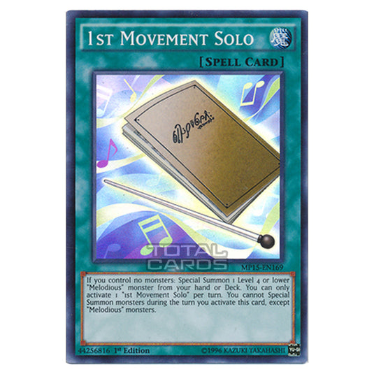 Yu-Gi-Oh! - 2015 Mega-Tin Mega Pack - 1st Movement Solo (Super Rare) MP15-EN169