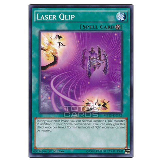 Yu-Gi-Oh! - 2015 Mega-Tin Mega Pack - Laser Qlip (Common) MP15-EN172