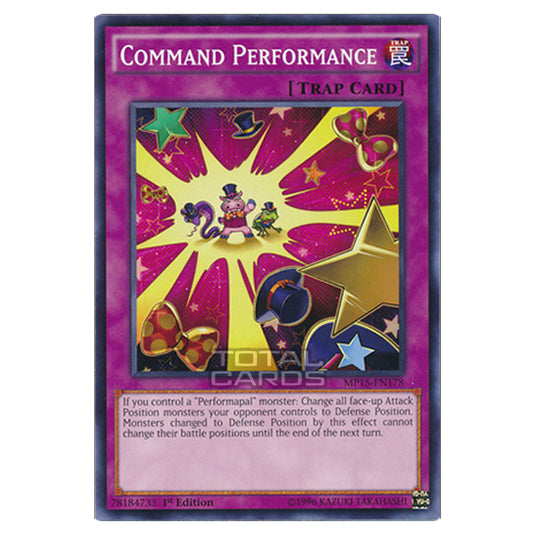 Yu-Gi-Oh! - 2015 Mega-Tin Mega Pack - Command Performance (Common) MP15-EN178