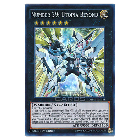 Yu-Gi-Oh! - 2015 Mega-Tin Mega Pack - Number 39: Utopia Beyond (Super Rare) MP15-EN188