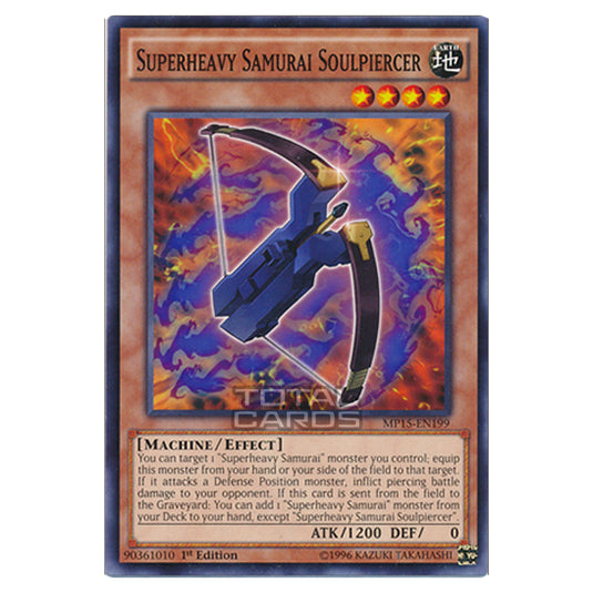 Yu-Gi-Oh! - 2015 Mega-Tin Mega Pack - Superheavy Samurai Soulpiercer (Common) MP15-EN199