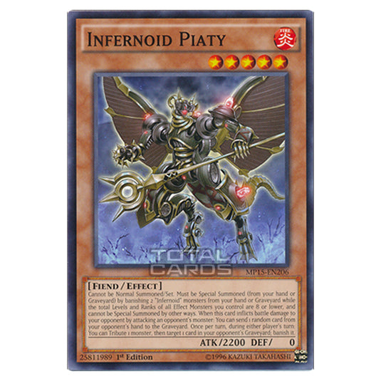 Yu-Gi-Oh! - 2015 Mega-Tin Mega Pack - Infernoid Piaty (Common) MP15-EN206