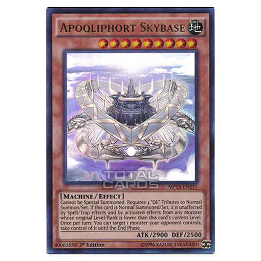 Yu-Gi-Oh! - 2015 Mega-Tin Mega Pack - Apoqliphort Skybase (Ultra Rare) MP15-EN211