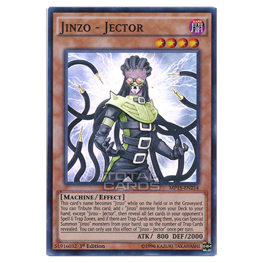 Yu-Gi-Oh! - 2015 Mega-Tin Mega Pack - Jinzo - Jector (Super Rare) MP15-EN214