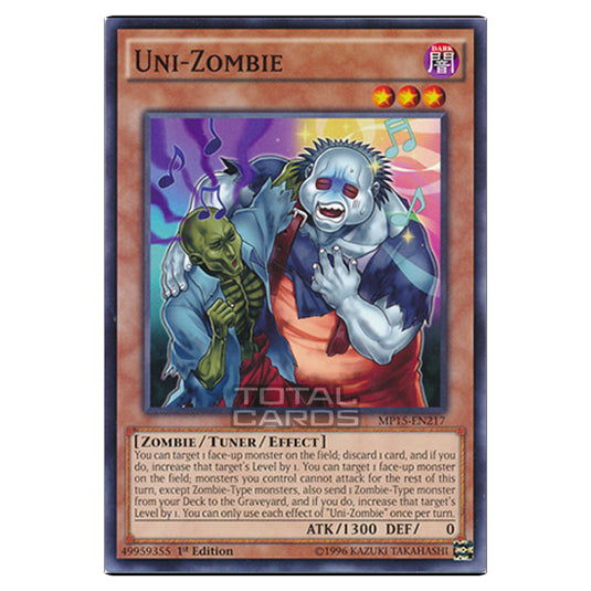 Yu-Gi-Oh! - 2015 Mega-Tin Mega Pack - Uni-Zombie (Common) MP15-EN217