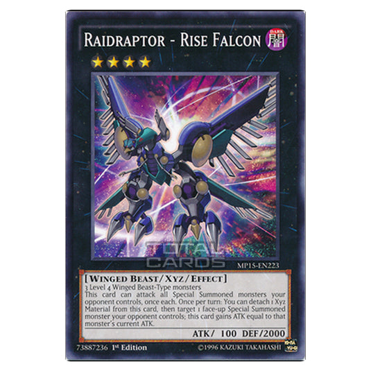 Yu-Gi-Oh! - 2015 Mega-Tin Mega Pack - Raidraptor - Rise Falcon (Common) MP15-EN223