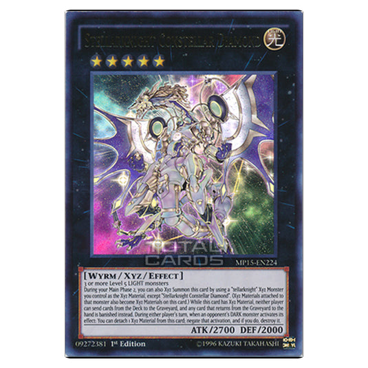 Yu-Gi-Oh! - 2015 Mega-Tin Mega Pack - Stellarknight Constellar Diamond (Ultra Rare) MP15-EN224