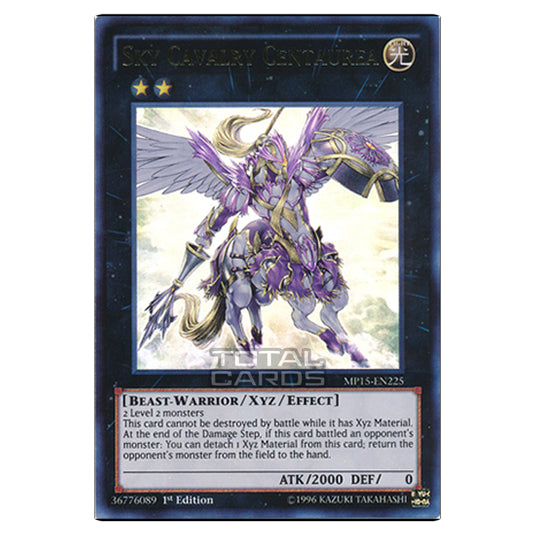 Yu-Gi-Oh! - 2015 Mega-Tin Mega Pack - Sky Cavalry Centaurea (Ultra Rare) MP15-EN225