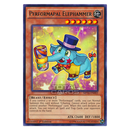 Yu-Gi-Oh! - 2016 Mega-Tin Mega Pack - Performapal Elephammer (Rare) MP16-EN002