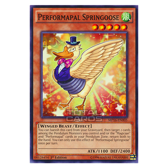 Yu-Gi-Oh! - 2016 Mega-Tin Mega Pack - Performapal Springoose (Common) MP16-EN005