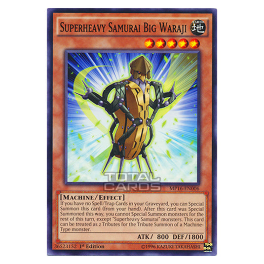 Yu-Gi-Oh! - 2016 Mega-Tin Mega Pack - Superheavy Samurai Big Waraji (Common) MP16-EN006