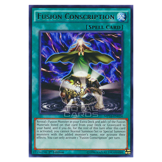 Yu-Gi-Oh! - 2016 Mega-Tin Mega Pack - Fusion Conscription (Rare) MP16-EN024