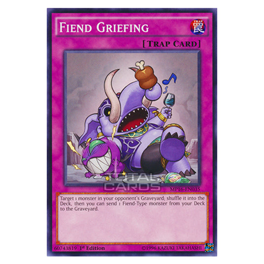 Yu-Gi-Oh! - 2016 Mega-Tin Mega Pack - Fiend Griefing (Common) MP16-EN035