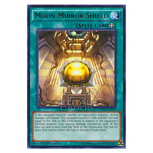 Yu-Gi-Oh! - 2016 Mega-Tin Mega Pack - Moon Mirror Shield (Rare) MP16-EN039