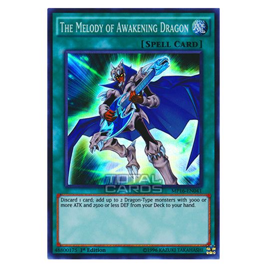 Yu-Gi-Oh! - 2016 Mega-Tin Mega Pack - The Melody of Awakening Dragon (Super Rare) MP16-EN041