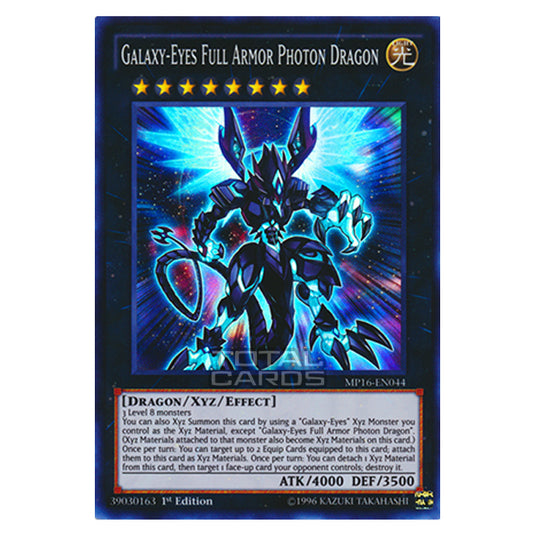 Yu-Gi-Oh! - 2016 Mega-Tin Mega Pack - Galaxy-Eyes Full Armor Photon Dragon (Super Rare) MP16-EN044