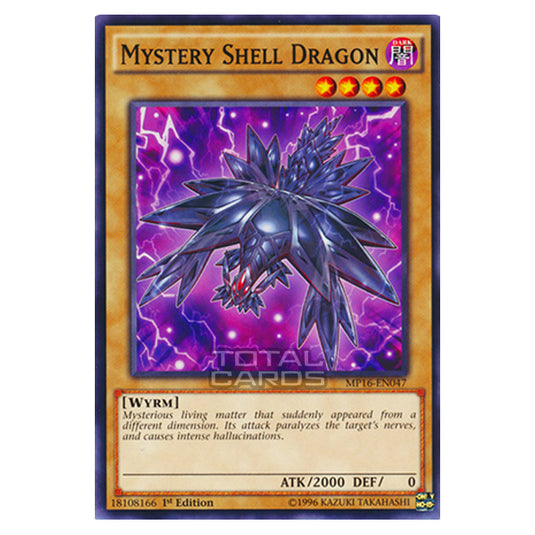 Yu-Gi-Oh! - 2016 Mega-Tin Mega Pack - Mystery Shell Dragon (Common) MP16-EN047