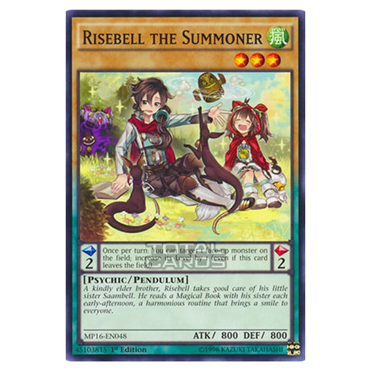 Yu-Gi-Oh! - 2016 Mega-Tin Mega Pack - Risebell the Summoner (Common) MP16-EN048