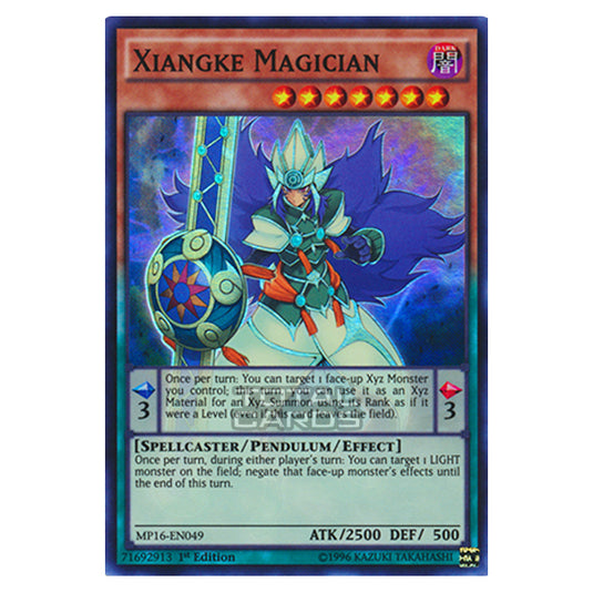 Yu-Gi-Oh! - 2016 Mega-Tin Mega Pack - Xiangke Magician (Super Rare) MP16-EN049