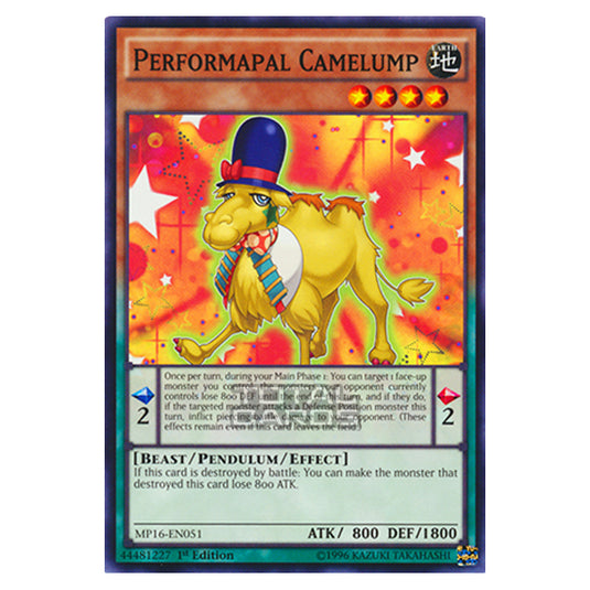 Yu-Gi-Oh! - 2016 Mega-Tin Mega Pack - Performapal Camelump (Common) MP16-EN051