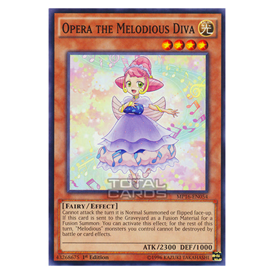 Yu-Gi-Oh! - 2016 Mega-Tin Mega Pack - Opera the Melodious Diva (Common) MP16-EN054