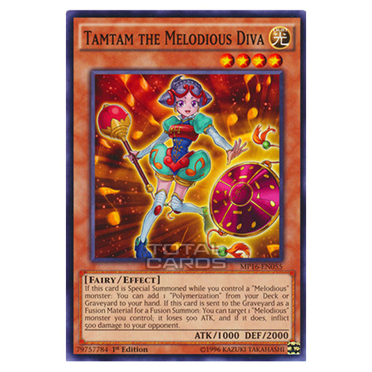 Yu-Gi-Oh! - 2016 Mega-Tin Mega Pack - Tamtam the Melodious Diva (Common) MP16-EN055