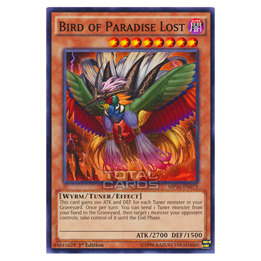 Yu-Gi-Oh! - 2016 Mega-Tin Mega Pack - Bird of Paradise Lost (Common) MP16-EN072