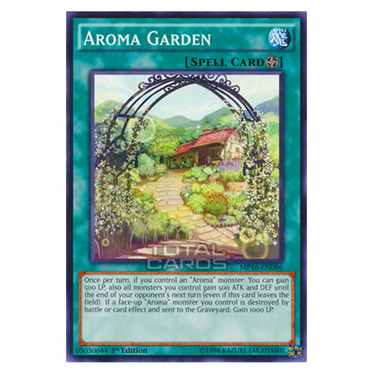 Yu-Gi-Oh! - 2016 Mega-Tin Mega Pack - Aroma Garden (Common) MP16-EN086