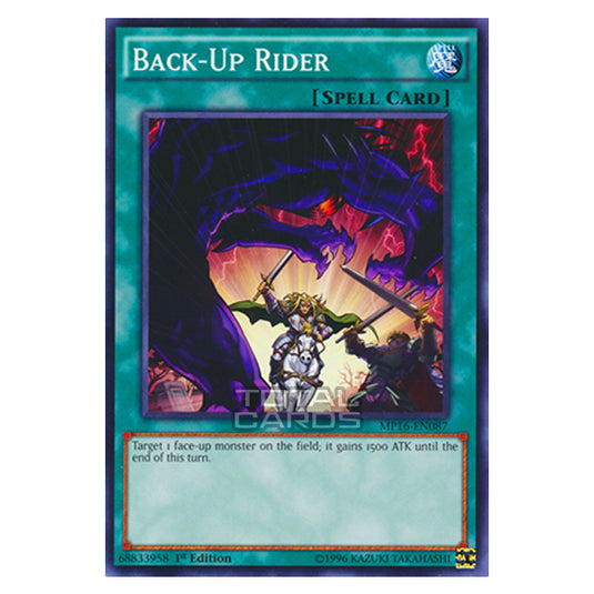 Yu-Gi-Oh! - 2016 Mega-Tin Mega Pack - Back-Up Rider (Common) MP16-EN087