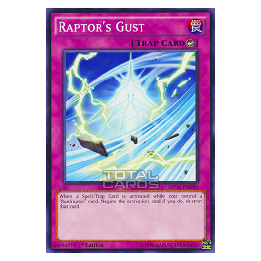 Yu-Gi-Oh! - 2016 Mega-Tin Mega Pack - Raptor's Gust (Common) MP16-EN090