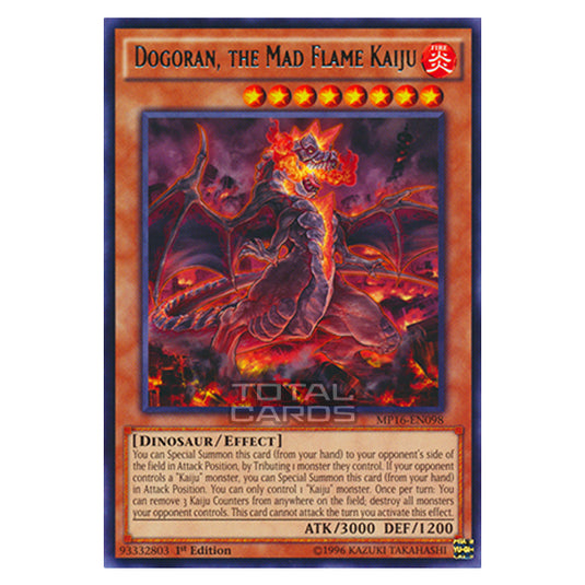 Yu-Gi-Oh! - 2016 Mega-Tin Mega Pack - Dogoran, the Mad Flame Kaiju (Rare) MP16-EN098