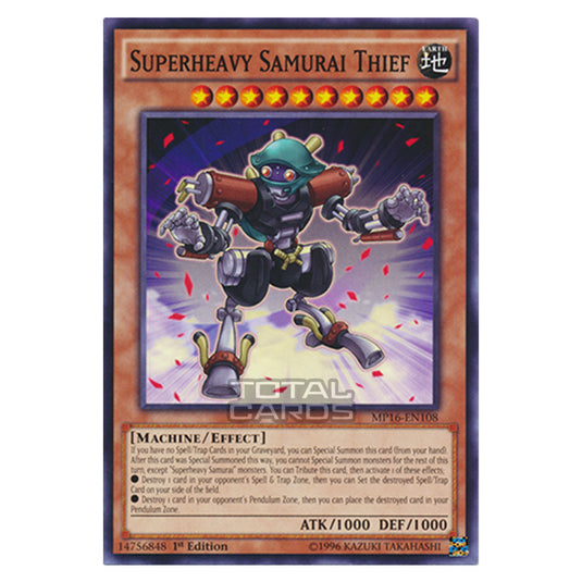 Yu-Gi-Oh! - 2016 Mega-Tin Mega Pack - Superheavy Samurai Thief (Common) MP16-EN108