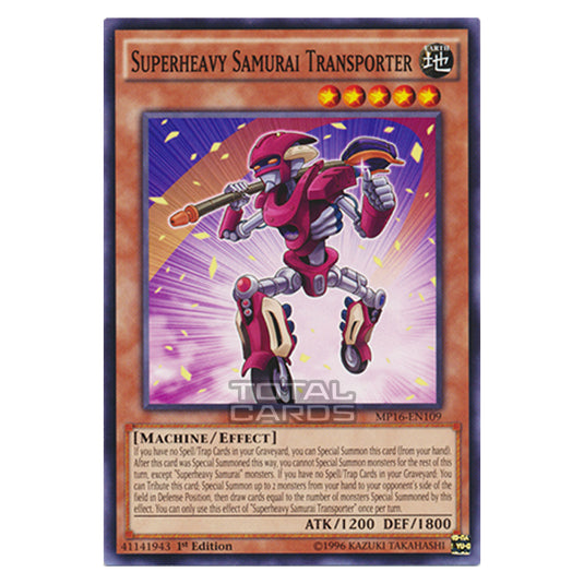 Yu-Gi-Oh! - 2016 Mega-Tin Mega Pack - Superheavy Samurai Transporter (Common) MP16-EN109