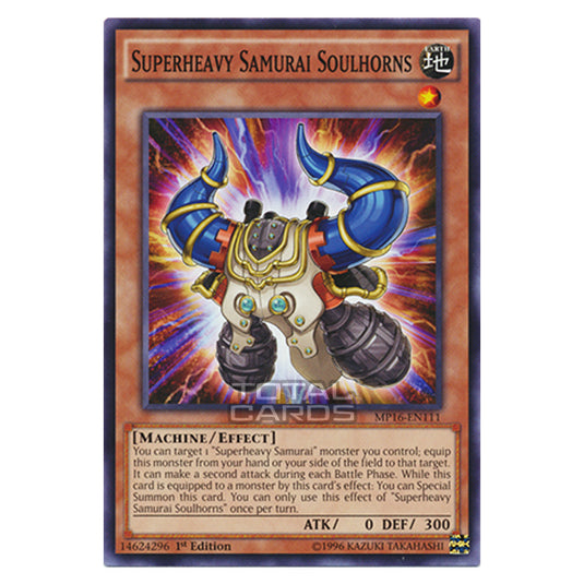 Yu-Gi-Oh! - 2016 Mega-Tin Mega Pack - Superheavy Samurai Soulhorns (Common) MP16-EN111