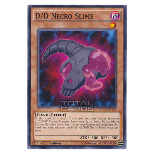 Yu-Gi-Oh! - 2016 Mega-Tin Mega Pack - D/D Necro Slime (Common) MP16-EN115